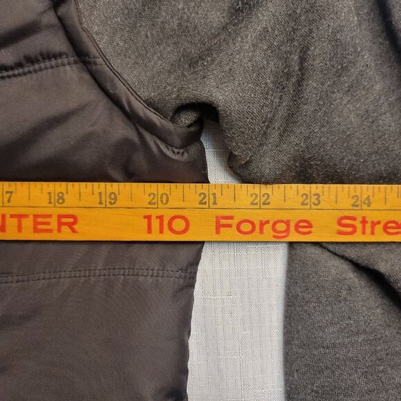 Ruff Hewn Boys Youth Black Puffer Vest Jacket w/Sweatshirt Hoodie Sleeve Large - Picture 7 of 7